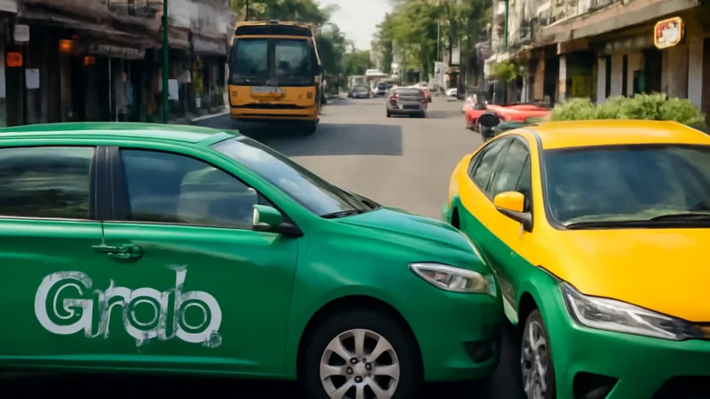 grab vs taxi thailand