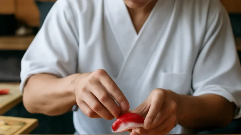 how to eat sushi in japan