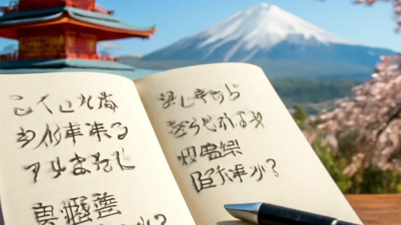 learn japanese for travel