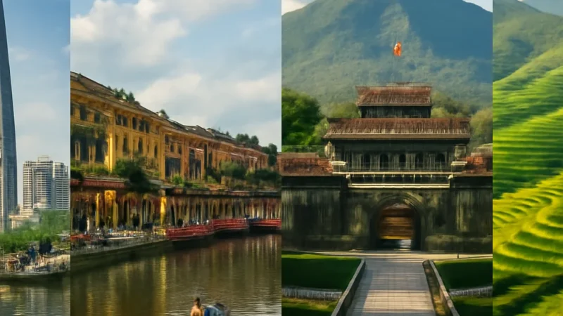 vietnam south to north itinerary